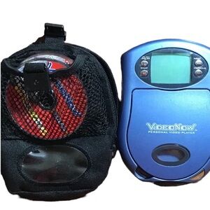 Vintage VideoNow Blue Player With Case And CD's TV Shows